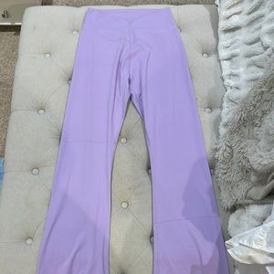 Flared lilac leggings size Small regular length